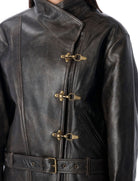 50VB ISABEL MARANT CELIE LEATHER JACKET