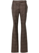 3EQ7022000 STELLA MCCARTNEY CHECK WOOL TROUSERS