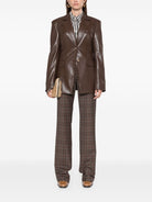 3EQ7022000 STELLA MCCARTNEY CHECK WOOL TROUSERS