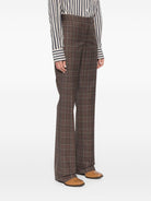 3EQ7022000 STELLA MCCARTNEY CHECK WOOL TROUSERS