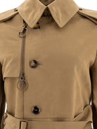 Beige BURBERRY TRENCHCOAT WITH CUFF DETAILS