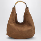 0089 MOSCHINO COUTURE  SLOUCHY MARORNE SHOULDER BAG IN SUEDE