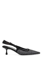 A0005 JIMMY CHOO 
MESH AND SATIN SLINGBACK AMEL 50 Dã©COL