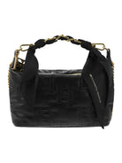 110 ELISABETTA FRANCHI SMALL HOBO WITH FOULARD CHAIN