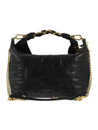 110 ELISABETTA FRANCHI SMALL HOBO WITH FOULARD CHAIN