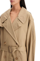 0081 MOSCHINO COUTURE DOUBLE-BREASTED TRENCH COAT WITH