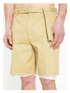 Beige Lanvin TAILORED BERMUDA SHORTS