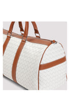 9204 BOTTEGA VENETA MEDIUM CLASSIC INTRECCIATO DUFFLE BAG