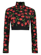 HN4IY Dolce 
Gabbana LONG SLEEVE CROP TOP