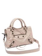 Beige BALENCIAGA THE CITY MINI BAGS