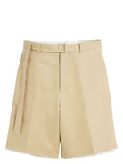 Beige Lanvin TAILORED BERMUDA SHORTS