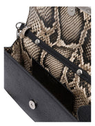 Black ALEXANDER MCQUEEN MINI CROSS-BAR CROSS BODY BAG