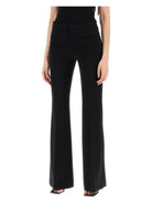 9999 Courrèges TAILORED BOOTCUT PANTS IN TECHNICAL JERSEY