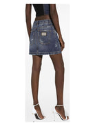 S9001 Dolce 
Gabbana DENIM MINI SKIRT