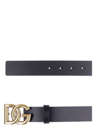 8E831 Dolce 
Gabbana LEATHER BELT WITH DG BUCKLE