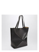 1220 LOEWE  DARK GREY PUZZLE FOLD XL BAG