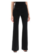 9999 Courrèges TAILORED BOOTCUT PANTS IN TECHNICAL JERSEY