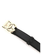 80999 Dolce 
Gabbana NARROW LOGO BELT BLACK