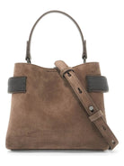 C8769 BRUNELLO CUCINELLI HANDBAG WITH PRECIOUS BANDS