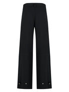 001 Ami Paris VISCOSE CREPE TROUSERS