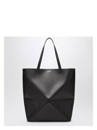 1220 LOEWE  DARK GREY PUZZLE FOLD XL BAG