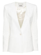 MANZIL20WH Isabel Marant MANZIL SINGLE-BREASTED BLAZER JACKET