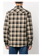 1900 Off-White CHECKED FLANNEL SHIRT