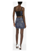 S9001 Dolce 
Gabbana DENIM MINI SKIRT