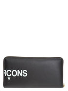 BLACK COMME DES GARÇONS PLAY WALLET HUGE LOGO