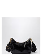 F0002 PRADA   RE-EDITION 2005 BLACK PATENT NAPLAK BAG