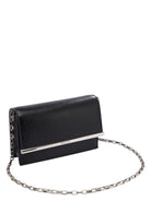 Black ALEXANDER MCQUEEN MINI CROSS-BAR CROSS BODY BAG