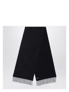 1060 SAINT LAURENT  BLACK CASHMERE SCARF