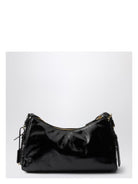 F0002 PRADA   AIMéE BLACK NAPLAK LEATHER MEDIUM BAG