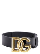 8E831 Dolce 
Gabbana LEATHER BELT WITH DG BUCKLE