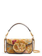 QX8 VALENTINO GARAVANI  SMALL SHOULDER BAG LOCò WITH FLORAL PATTERN