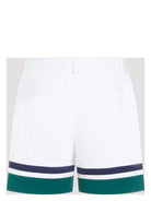 WHITE Casablanca TAILORING SHORTS