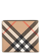 A2021 BURBERRY CHECK BIFOLD WALLET