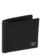 Black VALENTINO GARAVANI WALLETS 
CARD HOLDERS