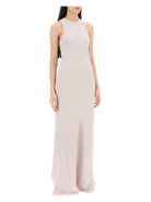 271 Ami Paris AMI PARIS MAXI CREPE DRESS WITH BIAS CUTS