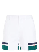 WHITE Casablanca TAILORING SHORTS