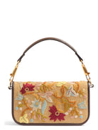 QX8 VALENTINO GARAVANI  SMALL SHOULDER BAG LOCò WITH FLORAL PATTERN