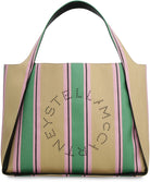 3000 STELLA MCCARTNEY STELLA LOGO RAFFIA TOTE BAG