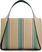 3000 STELLA MCCARTNEY STELLA LOGO RAFFIA TOTE BAG