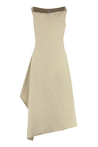 9016 BOTTEGA VENETA COTTON MIDI-DRESS