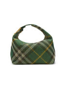 IVY BURBERRY MEDIUM PEG CHECK PATTERN SHOULDER BAG