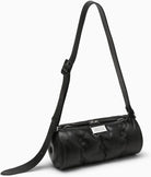 T8013 MAISON MARGIELA BLACK LEATHER GLAM SLAM PILLOW BAG