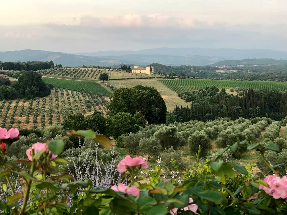tuscany scenic views como castello del nero hotel
