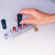 custom lipstick coming out of mold