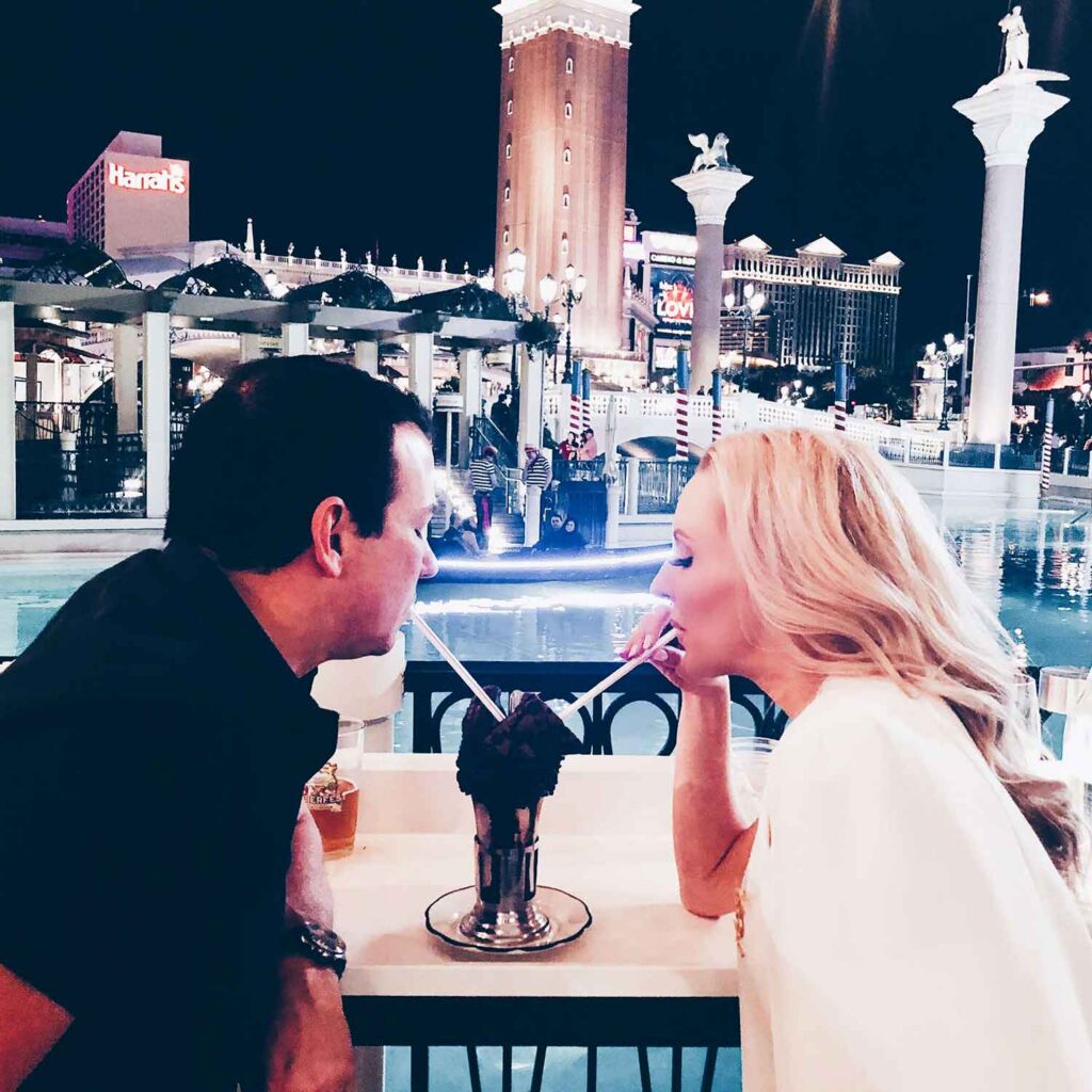 black tap patio las vegas strip views