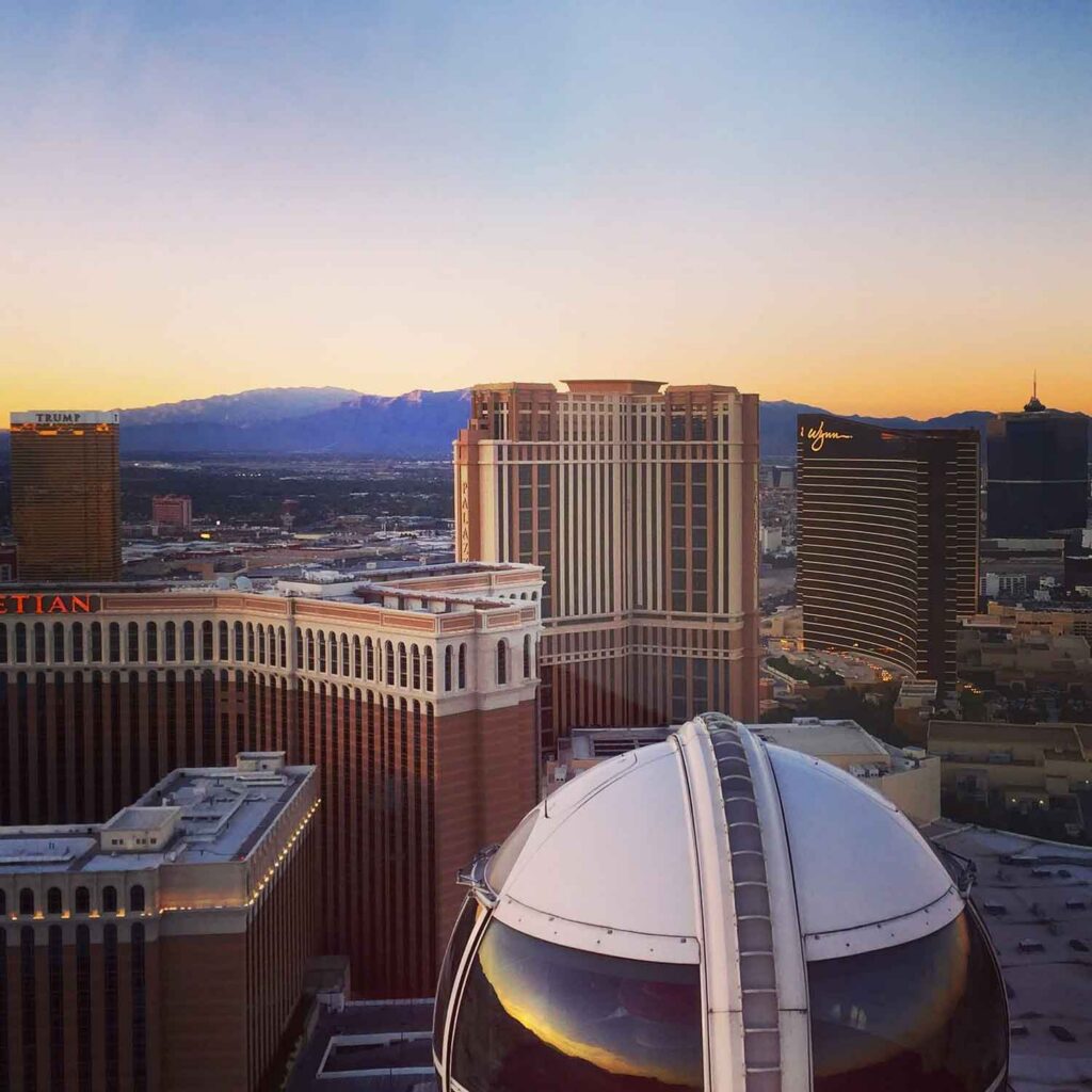 Las Vegas instagram spots high roller